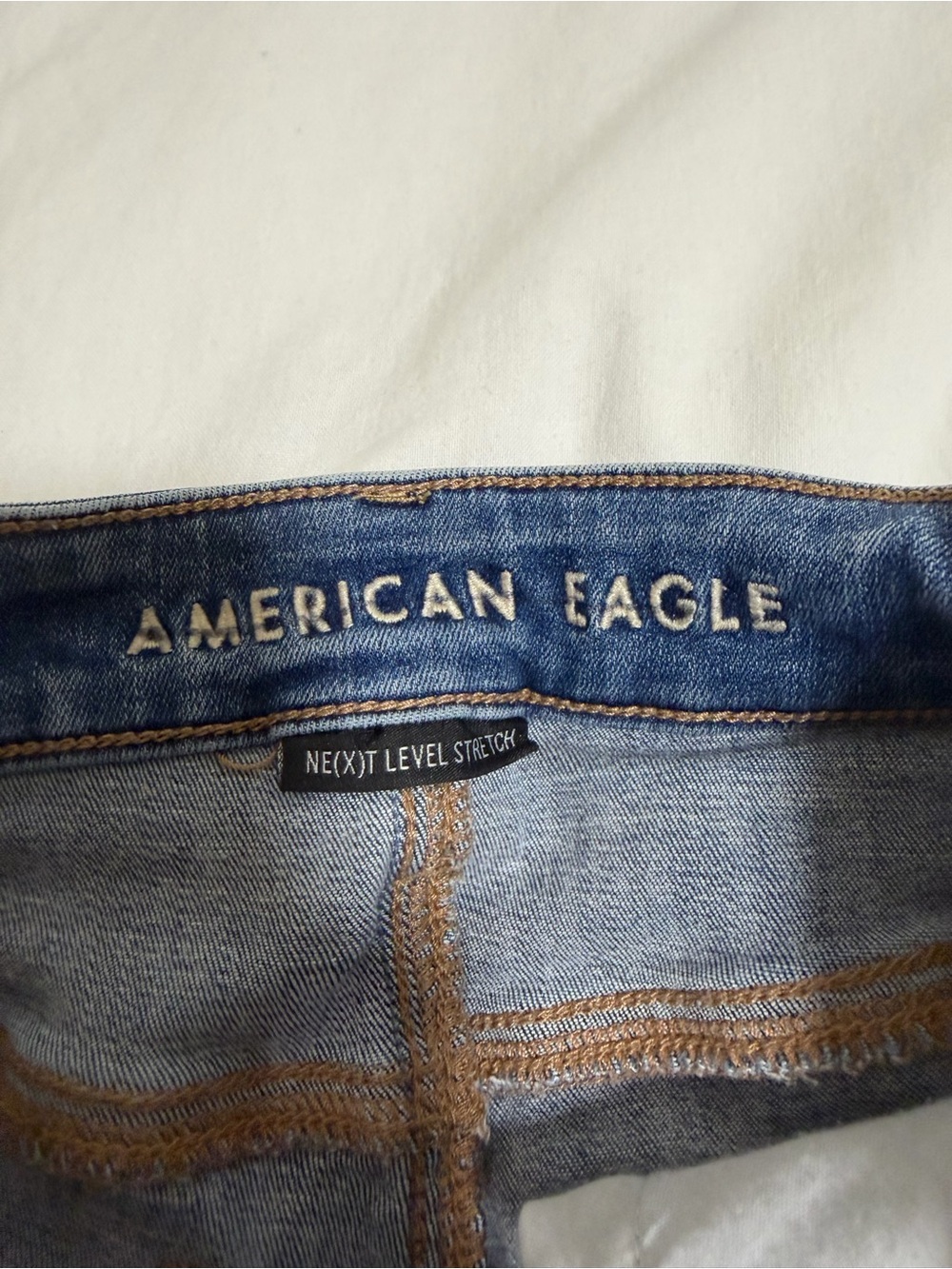 American Eagle Outfitters Light Blue Denim Jean Shorts